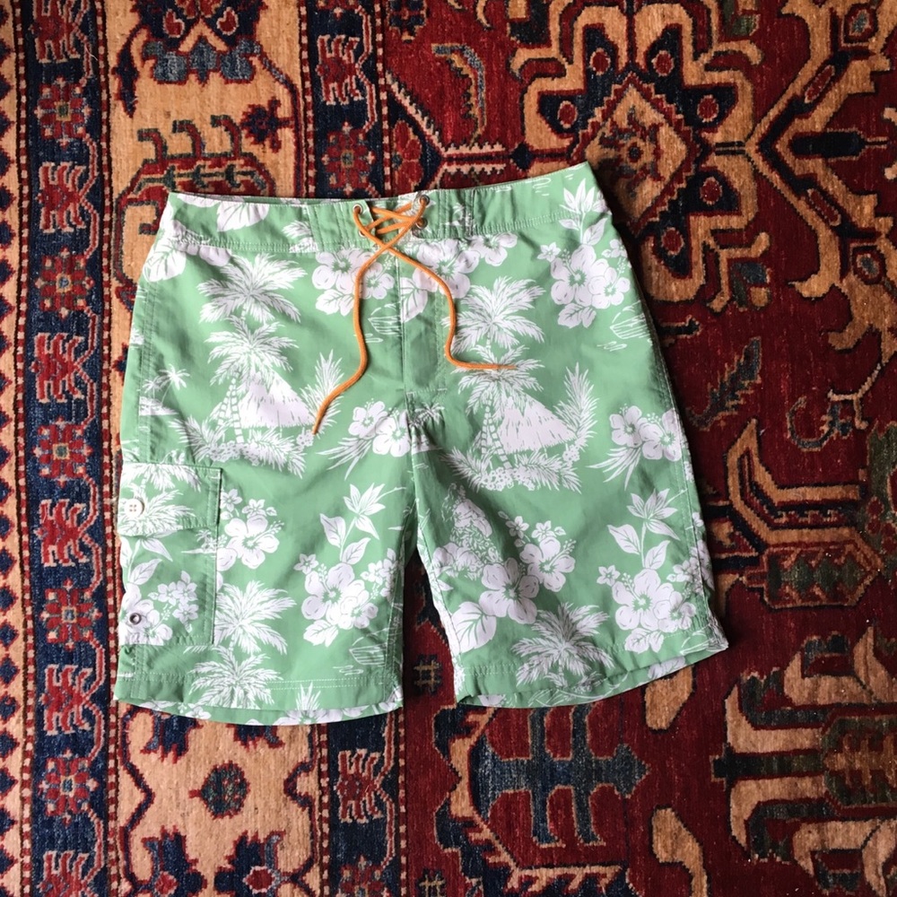 Men’s J Crew board shorts.